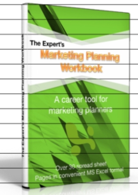 The Marketing Plan Workbook, ready to go in Excel format, is the secret to writing a great marketing plan.